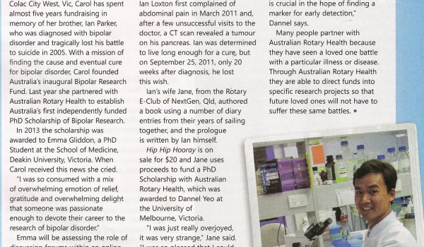 Stories behind the Scholarships